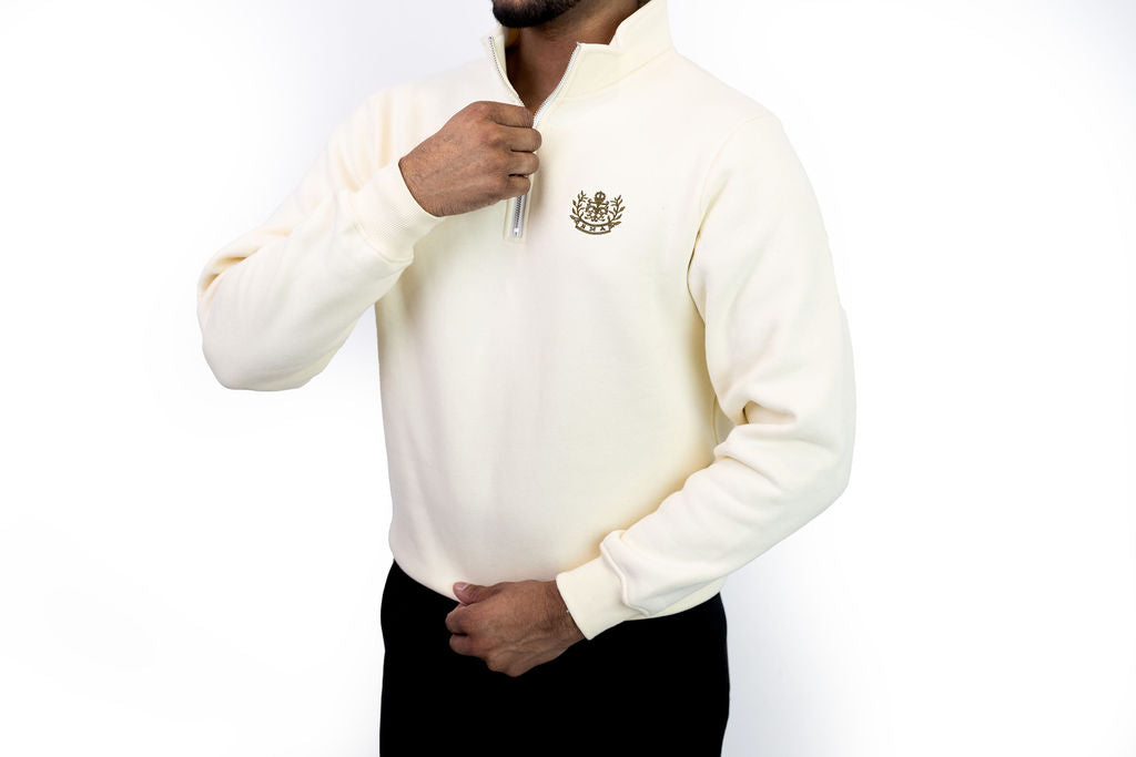 The Manor Zip Ivory