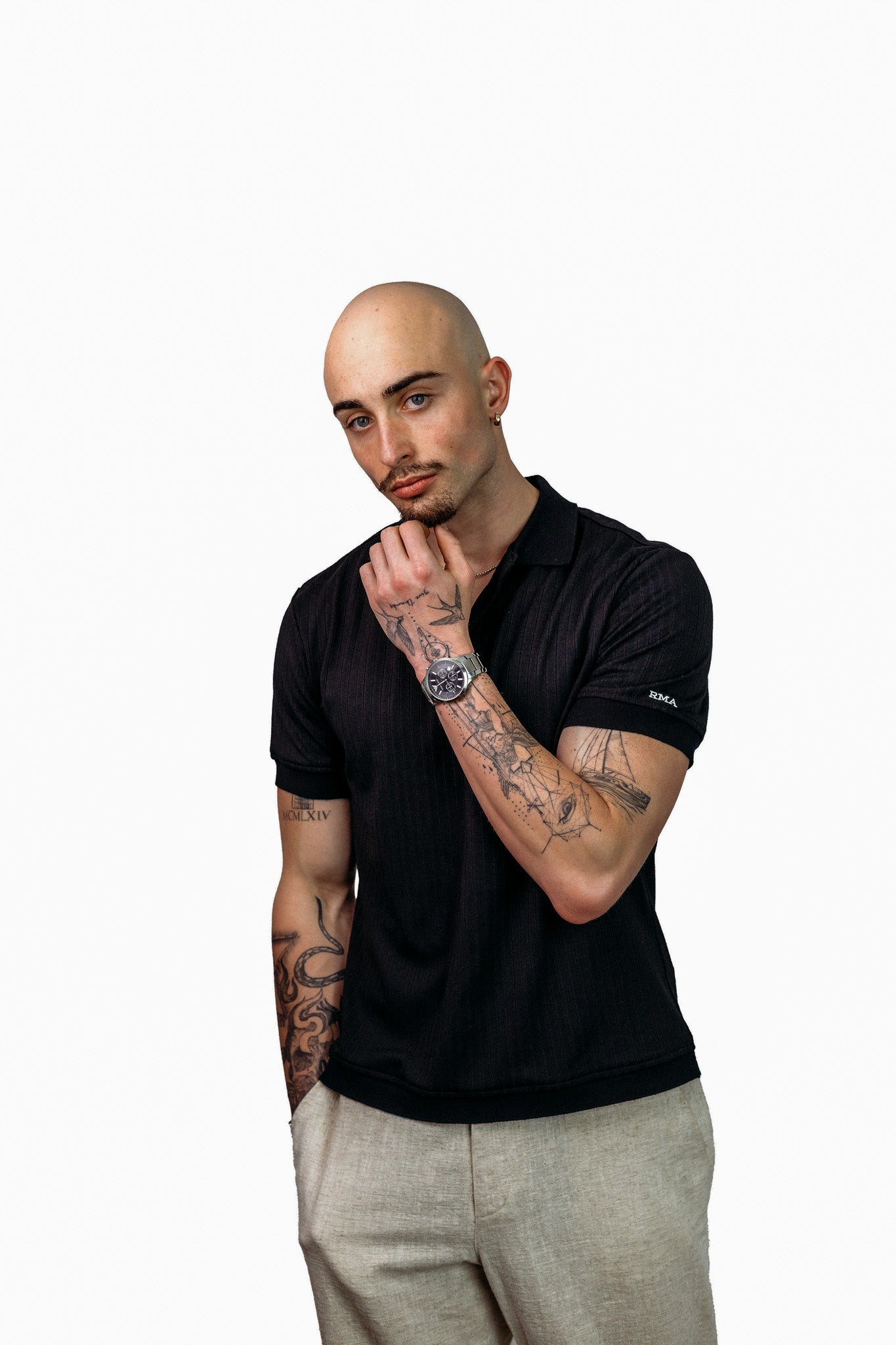 The Somaro Polo Charcoal